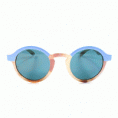 Gafas de sol azules retro vintage redondas
